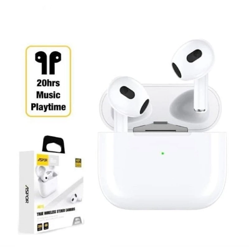 Беспроводные наушники Aspor A615 Magnet White