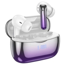 Беспроводные наушники Hoco EQ16 ANC/ENC Purple и в подарок IPX гарнитура PD20W White