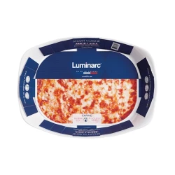 Форма для выпечки Luminarc Smart Cuisine Carine LM-P4025, 20x20 см, стеклокерамика, белый