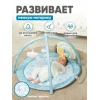 Музыкальный игровой коврик M5077, 5 в 1, от 0+ месяцев, голубой Музыкальный игровой коврик M5077, 5 в 1, от 0+ месяцев, голубой