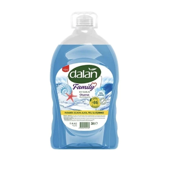 Жидкое мыло Dalan Family Ocean, 3 л Жидкое мыло Dalan Family Ocean, 3 л