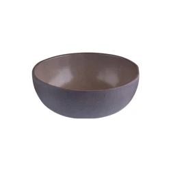Миска ID-Fine Taupe Sonnet, керамика, коричневая/черная, 1600 мл, 20 см
