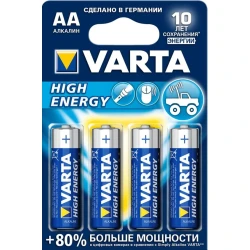 Батарея Varta High Energy 4906 AA 1.5 V, 4 шт