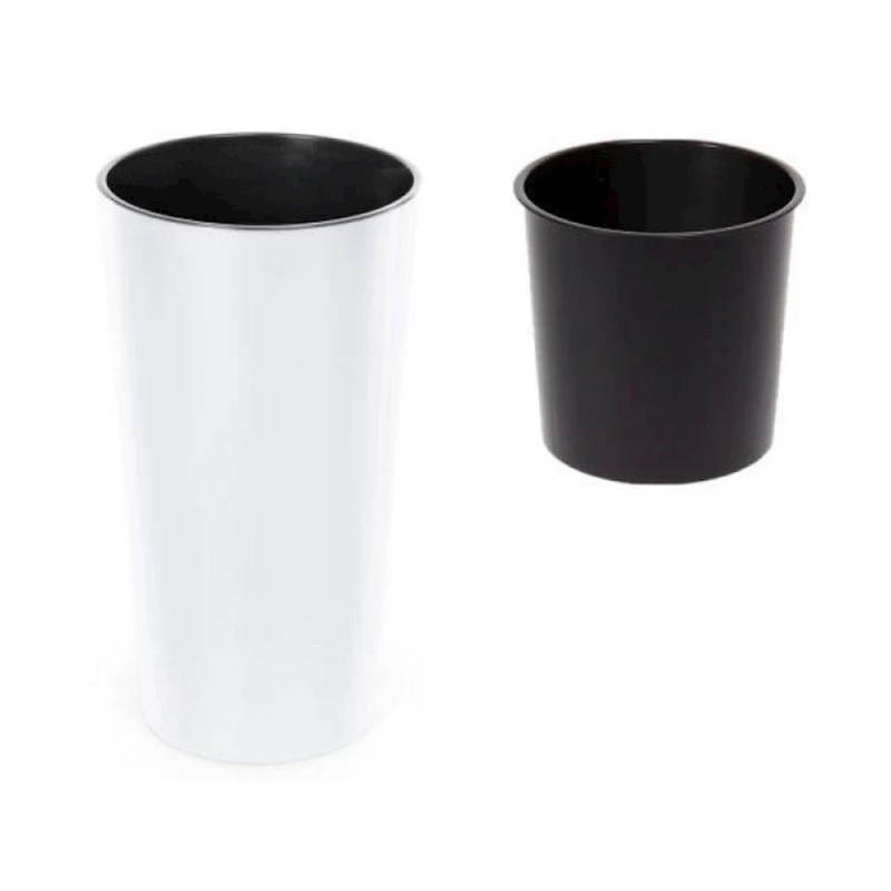 Горшок Lamela Lilia, пластик, белый, 190x364 мм Горшок Lamela Lilia, пластик, белый, 190x364 мм