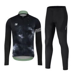 Велокостюм мужской Santic WM3CT094H, черный, полиэстер, размер XXL