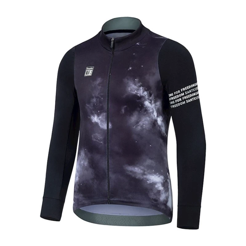 Велокостюм мужской Santic WM3CT094H, черный, полиэстер, размер XXL Велокостюм мужской Santic WM3CT094H, черный, полиэстер, размер XXL