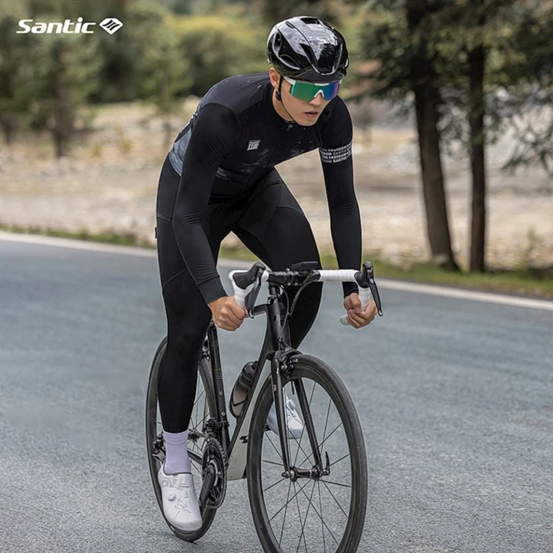 Велокостюм мужской Santic WM3CT094H, черный, полиэстер, размер XXL Велокостюм мужской Santic WM3CT094H, черный, полиэстер, размер XXL