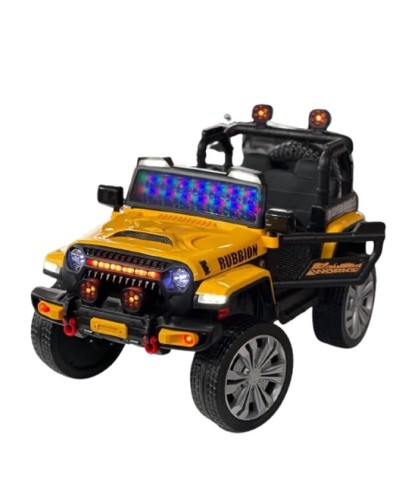 Uşaq elektrik avtomobili Jeep 9188 Rubbion, narıncı