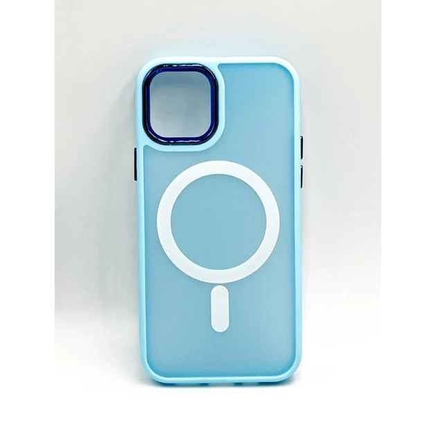 Çexol Magsafe Apple iPhone 12 üçün, Mavi