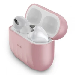 Чехол для наушников Baseus Shell Pattern Silica Gel Case для Apple AirPods Pro, Pink