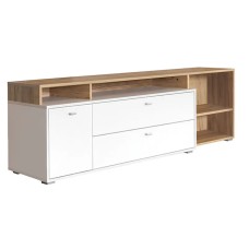TV üçün tumba Letta,50x40x180 sm,LDSP,ağ