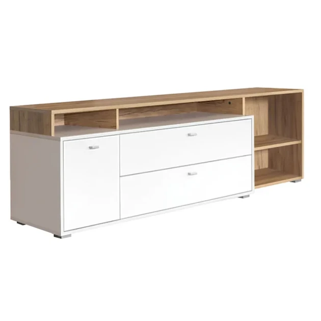 Тв тумба Letta,50х40х180 см,ЛДСП,белый Тв тумба Letta,50х40х180 см,ЛДСП,белый