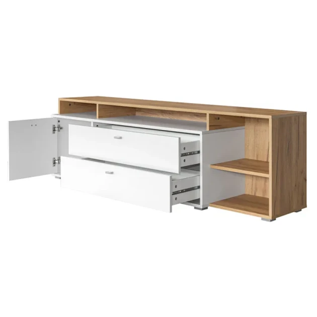 Тв тумба Letta,50х40х180 см,ЛДСП,белый Тв тумба Letta,50х40х180 см,ЛДСП,белый