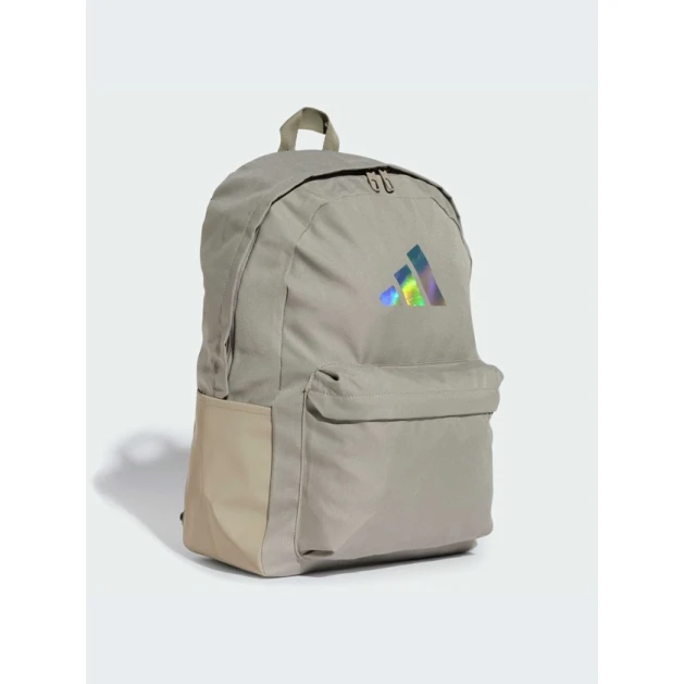 Рюкзак Adidas Classic Badge of Sport Iridescent JJ1147, полиэстер, бежевый Рюкзак Adidas Classic Badge of Sport Iridescent JJ1147, полиэстер, бежевый