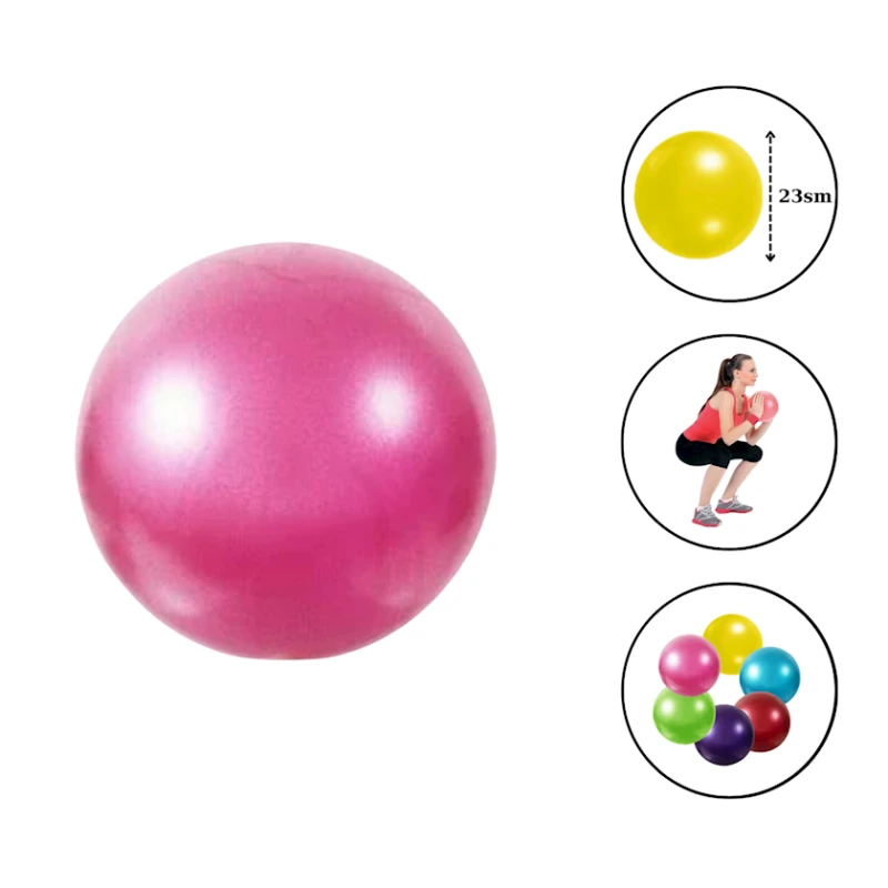 Fitnes topu Gymnic 1780, PVC, çəhrayı, 23 sm