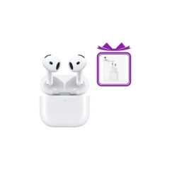 Беспроводные наушники Apple Airpods 4 ANC + Сетевое зарядное устройство 20W