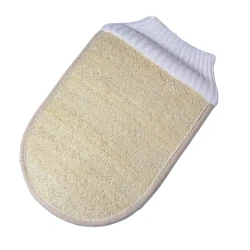 Мочалка-перчатка Lionesse SPA L-432, бежевая