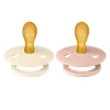Набор пустышек BIBS Colour Symmetrical Ivory/Blush, 6-18 мес, 2 шт