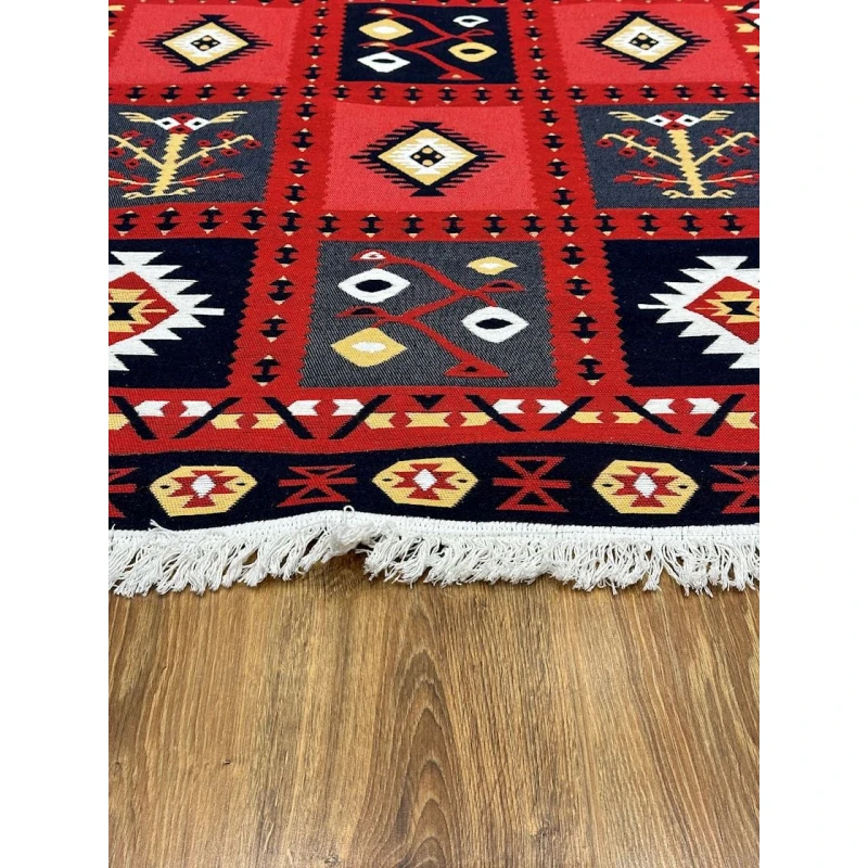 Ковер Natural Halı Arya AR39RED041, 120x180 см, хлопок, красный