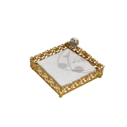 Салфетница smil_1527, золотистая