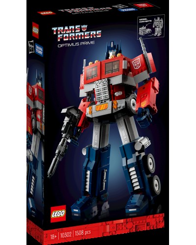 Konstruktor LEGO Icons Optimus Prime 10302, 18+ yaş, 1508 əd