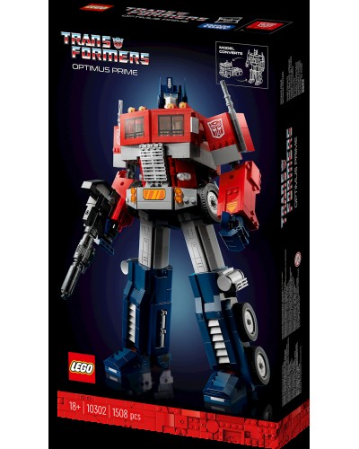 Konstruktor LEGO Icons Optimus Prime 10302, 18+ yaş, 1508 əd