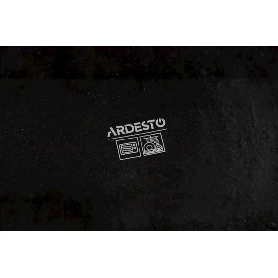 Тарелка Ardesto Trento AR2926TB, керамика, черная, 26.5 см