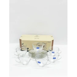 Набор чайный Ocean Cosmo, на 6 персон, 12 шт, 200 мл, прозрачный