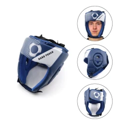 Шлем боксерский Hard Touch 392980490, синий, размер L