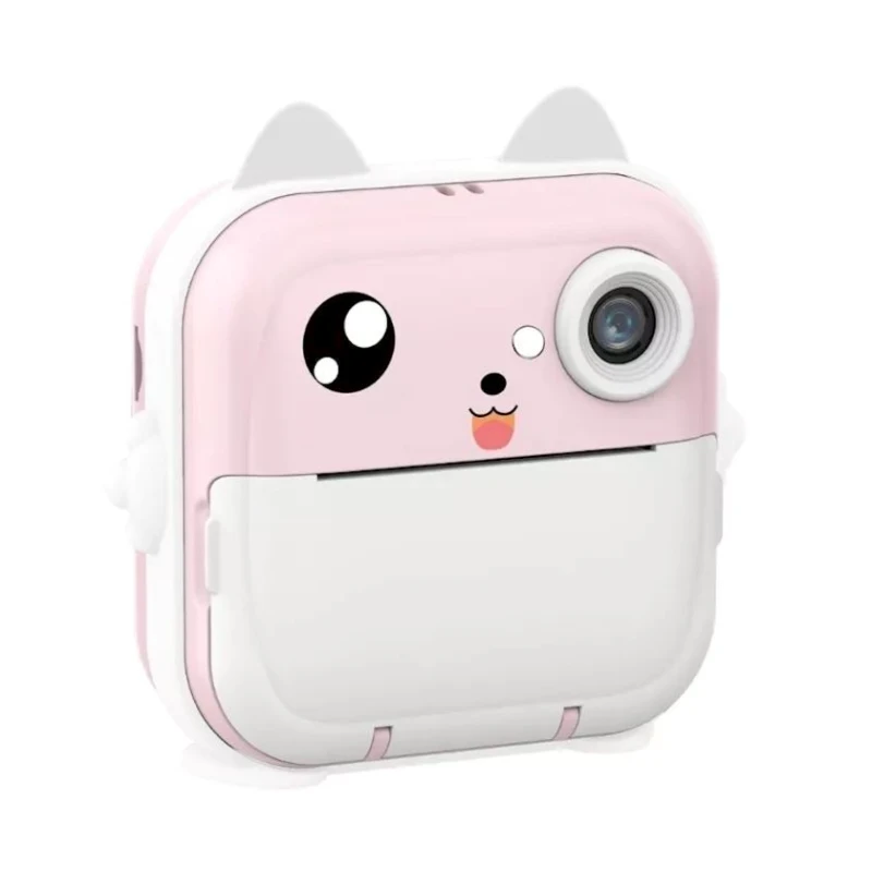 Фотоаппарат, пластик, розовый, 30х30 см Фотоаппарат, пластик, розовый, 30х30 см