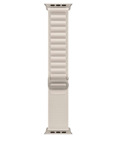 Kəmər Apple Alpine Loop Apple Watch 49mm Medium üçün Starlight (MQE63ZM/A)