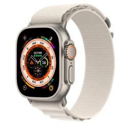 Ремешок Apple Alpine Loop для Apple Watch 49mm Medium Starlight (MQE63ZM/A)