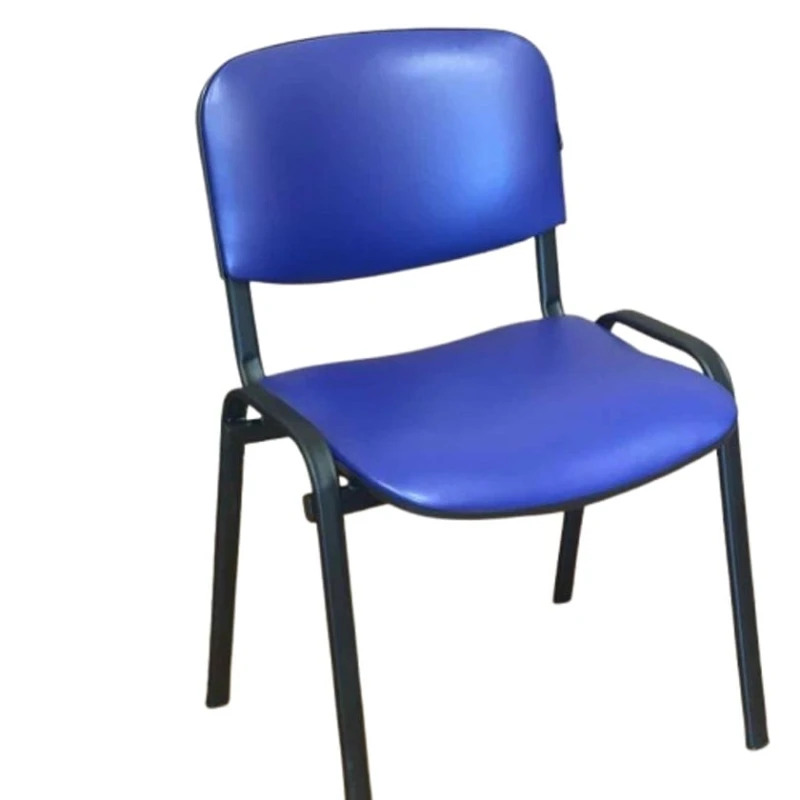 Офисный стул Evalar ALD_ODM_002, кожа, синий Офисный стул Evalar ALD_ODM_002, кожа, синий