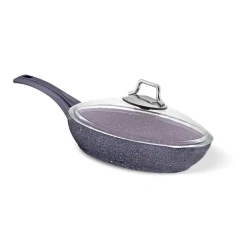 Tava Shosman 4861, qranit, qapaq ilə, 30 sm, boz