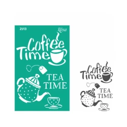 Трафарет самоклеящийся Rosa Talent №2913 Кухня, 13х20 см