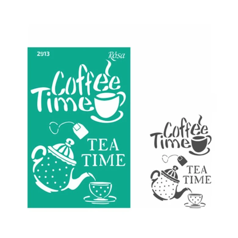 Трафарет самоклеящийся Rosa Talent №2913 Кухня, 13х20 см