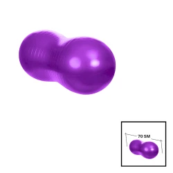 Фитбол Gymnic 202022000075 в форме груши, ПВХ, 70 см, фиолетовый
