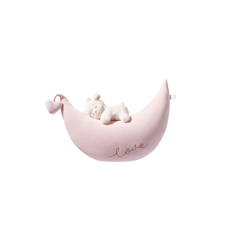 Yumşaq oyuncaq Miniso Lamb Baa Moon, 15 sm, çəhrayı