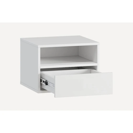 Тумба Nordik 12115561, ЛДСП, белый, 44x40x32 см Тумба Nordik 12115561, ЛДСП, белый, 44x40x32 см