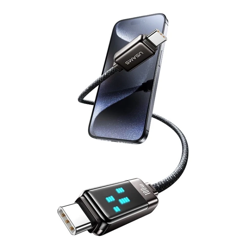 Кабель USB Usams SJ744 100W Type-C to Type-C Кабель USB Usams SJ744 100W Type-C to Type-C