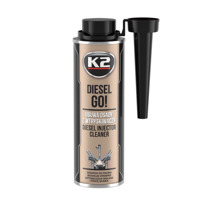 Dizel yanacaq qatqısı, aşqar K2 DİESEL GO 250ml Dizel yanacaq qatqısı, aşqar K2 DİESEL GO 250ml
