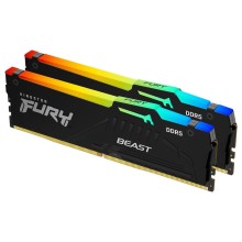 Operativ yaddaş Kingston Fury Beast RGB DDR5 16GB 6000MHz CL40
