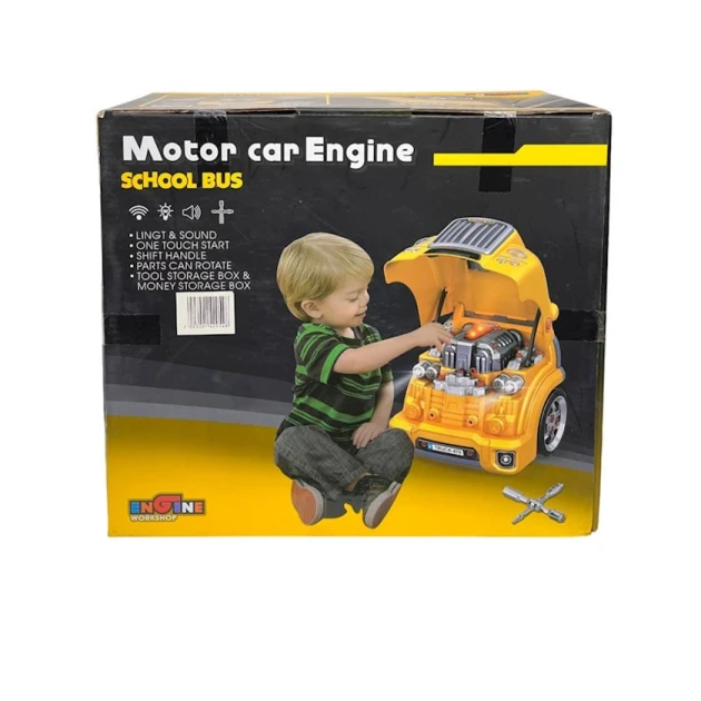 Набор инструментов D001-1 Motor Car Engine, 3+ лет