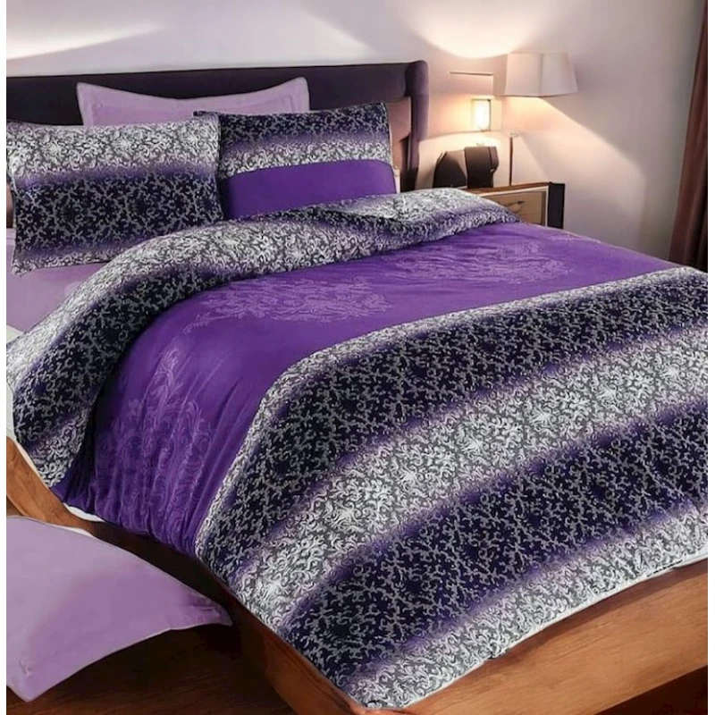 Комплект постельного белья MiraNova 192, пододеяльник 200x220 см, простыня 200x220 см, 2 наволочки 50x70 см, двуспальный, разноцветный