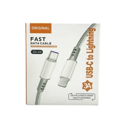 Kabel SX-44 Type-C to Lightning 3 A, ağ