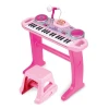 Детский синтезатор Winfat Keyboard Rock Star Set, пластик, с микрофоном, 45x10x60 см, 3+ лет Детский синтезатор Winfat Keyboard Rock Star Set, пластик, с микрофоном, 45x10x60 см, 3+ лет