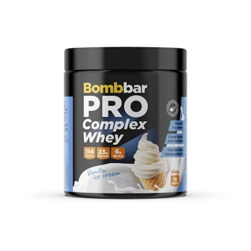Протеин Bombbar Pro Complex Whey Vanilla/İce cream 450 г Протеин Bombbar Pro Complex Whey Vanilla/İce cream 450 г