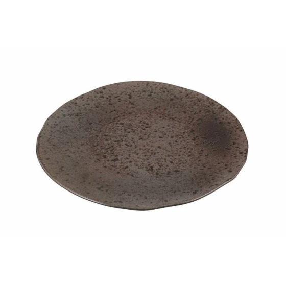 Тарелка Porland Stoneware 04SWA000057, керамогранит, коричневая, 16 см Тарелка Porland Stoneware 04SWA000057, керамогранит, коричневая, 16 см