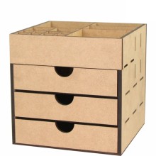 Dekorativ komod-orqanayzer Rosa Talent, 20.5х20.5х20 sm, MDF, 3 yeşik