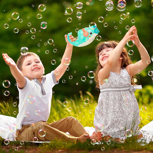 Delfin formalı köpük baloncuqları vuran oyuncaq Bubble Gun Dolphin B-Dolphin-01RAX